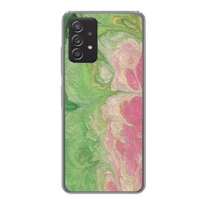 Produktbild von MuchoWow® Handyhülle Schutzhülle Hülle für Samsung galaxy a73 Farbe - Kunst - Psychedelisch Silikon Softcase Handy Hülle - Handyhülle