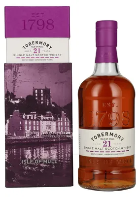 Image de Tobermory 21 Years Old Single Malt Oloroso Cask Finish 46,3% Vol. 0,7l en boîte cadeau