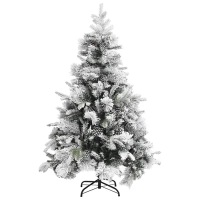 Image de Sapin de Noël avec cônes enneigés PVC & PE Sapin de Noël