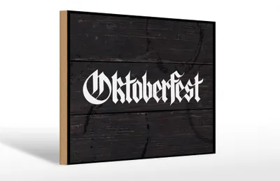 Produktbild von Holzschild   Bier Feiern München, 30x20 cm, Holzschilder Spruch Getränke Alkohol Bier Bayern