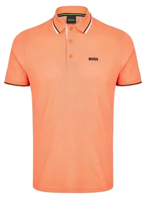Productafbeelding van Boss - "Paddy" polohemd voor heren, korte mouwen, model GT35202 (maat S) (rood)