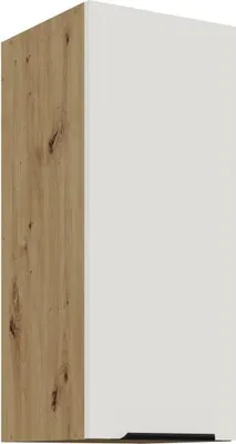 Obrázok produktu pre Horná kuchynská skrinka LUNARA - šírka 30 cm, biela / dub artisan