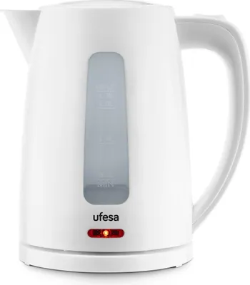 Zdjęcie produktu dla Ufesa Eyre, 1,7 l, 2200 W, Biały, Wskaźnik poziomu wody, Bezprzewodowy