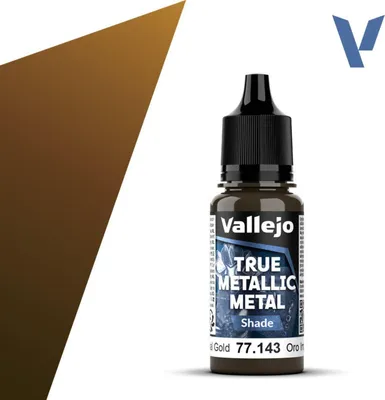 Produktbild von Vallejo Imperial Gold 18 ml - True Metallic Metal Shade