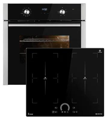 Produktbild von KKT KOLBE Autarkes Herdset | 60cm Einbaubackofen BO8810SS | 60cm Induktionskochfeld IH85904FZ | Heißluft | Teleskopauszüge | Automatik-Timer | 2-fach Wärmeschutzverglasung | Kindersicherung | SET8810IH594FZ