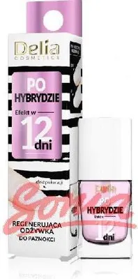Produktbild von Delia Cosmetics Effekt in 12 Tagen Nagelpflege nach Hybrid-Maniküre - regenerierend 11 ml