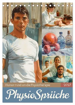 Produktbild von Physiosprüche (Tischkalender 2027 DIN A5 hoch), CALVENDO Monatskalender