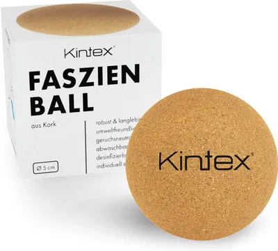 Produktbild von Kintex Kork Faszienball 5 cm, Faszienkugel Kork Massageball