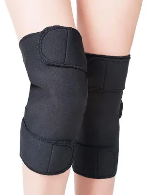 Produktbild von 2 Stücke Kniebandage Kniescheibe Wrap Stützhülse Warm Bequem für Winter Männer Frauen