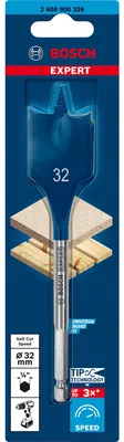Zdjęcie produktu dla Frez płaski Bosch EXPERT SelfCut, 32 x 152 mm. Do wiertarek 2608900326