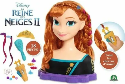 Immagine prodotto di Giochi Preziosi Luxuriser testa di parrucchiere Anna - Frozen 2