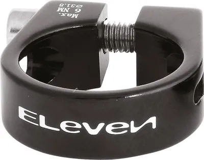 Productafbeelding van Eleven zadelklem, zilver, 35 mm. Zilver, 35 mm