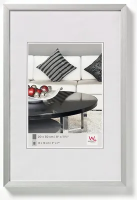 Walther Chair Alurahmen 10x15 cm Silber