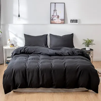 Produktbild von Posteľná bielizeň Jednofarebné súpravy posteľnej bielizne z mikrovlákna - 1 obliečka na prikrývku 220x240 cm a 2 obliečky na vankúš 50x70 cm