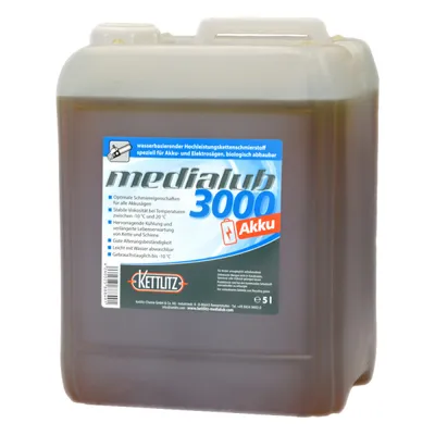 Produktbild von KETTLITZ-Medialub 3000 AKKU Wasserbasierendes Kettenöl - 5 Liter "Blauer Engel" nach RAL-UZ-178