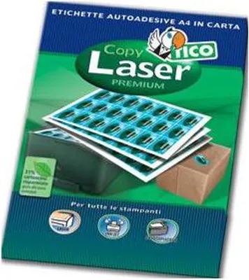 Image de Tico Copy laser premium étiquette autocollante blanche 4800 pcs(s)