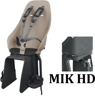 Produktbild von Urban Iki Ta-Ke Fahrradkindersitz nur MIK HD Klicksystem Inaho Beige Schwarz