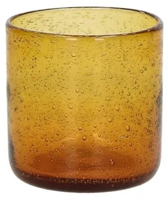 Productafbeelding van Pomax Vico beker van glas, amberkleurig, diameter 8 cm, hoogte 8,2 cm