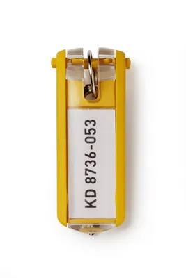 Produktbild von DURABLE Schlüsselanhänger KEY CLIP 6 St., 195704 gelb