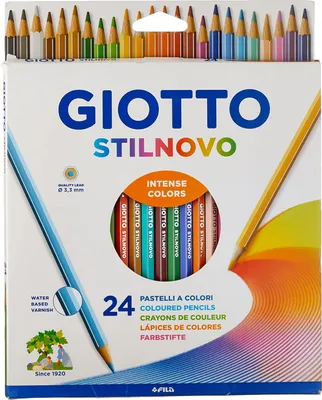 The image shows the front packaging of a set of Giotto colored pencils.