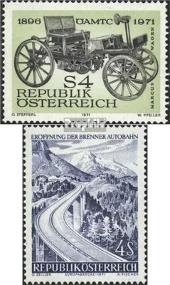 Produktbild von Briefmarken Österreich 1971 Mi 1371,1372 (kompl.Ausg.) postfrisch Sondermarken