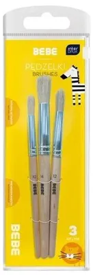 Image de Pinceaux en bois, lot de 3, BB Kids - INTERDRUK