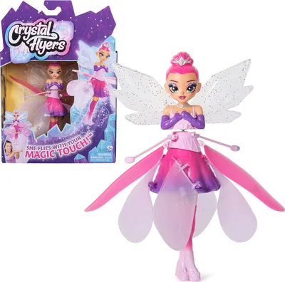 Produktbild von Crystal Flyers Fliegende Fee 15cm rosa
