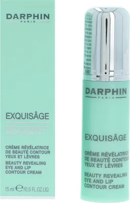 Produktbild von Darphin EXQUISÂGE EYE AND LIP BALM, Augencreme, Frauen, Jeder Hauttyp, Anti-Falten, Anheben, WATER/AQUA/EAU, BIOSACCHARIDE GUM, 1, TRIDECYL TRIMELLITATE, PROPANEDIOL, CETEARYL ALCOHOL,..., 15 ml