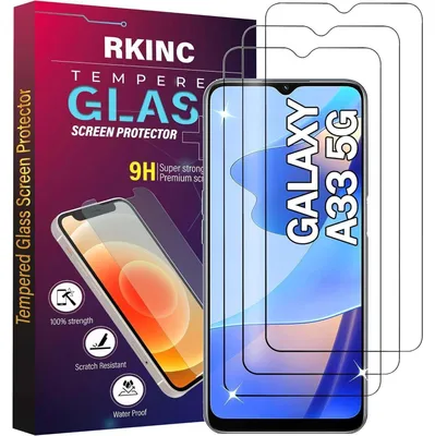 Productafbeelding van Beschermfolie van gehard glas voor Samsung Galaxy A33 5G, 3 stuks, 0,33 mm, krasbestendig, transparant