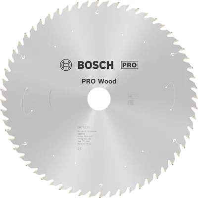 Productafbeelding van PRO Wood accuslijptandblad, 254 x 2,2 x 30 mm, Z60