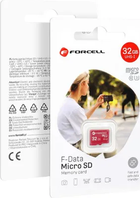 Image de FORCELL F-DATA Carte mémoire 32 Go UHS-I U3 classe 10