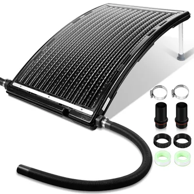 Obrázek produktu pro Jopassy solární ohřívač s hadicovou přípojkou o průměru 38 mm Kapacita do 15 litrů Solární ohřívač bazénu 1 kus 110x69x14cm