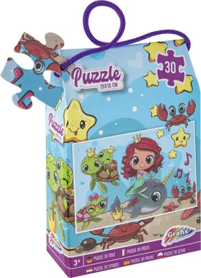 Immagine prodotto di Puzzle 30 pezzi 29x18 cm Sirena