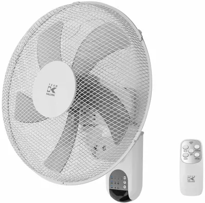 Produktbild von Wand- und Deckenventilator Kalorik VT 1050 Weiß 37 cm 45W Weiss Ventilator mit Oszillation Geschwindigkeitsstufen Fernbedienung VT1050
