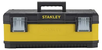 Obrázek produktu pro Stanley – bedna na nářadí, pozinkovaná ocel AW2473 (222 mm x 580 mm x 290 mm) (žlutá/černá)