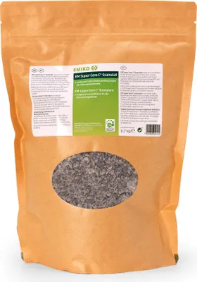 Produktbild von Emiko EM Super Cera C Granulat 700g verbessert die Eigenschaften des Bodens
