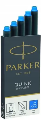 Obrázek produktu pro Parker Quink Náplně do pera modré 5 ks (1950383)