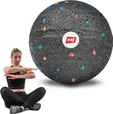 Produktbild von Hop-Sport Massageball für Faszien-Training - Faszienball für Ganzkörper-Selbstmassage aus umweltfreundlichem EPP – 8 cm Durchmesser HS-P080MB