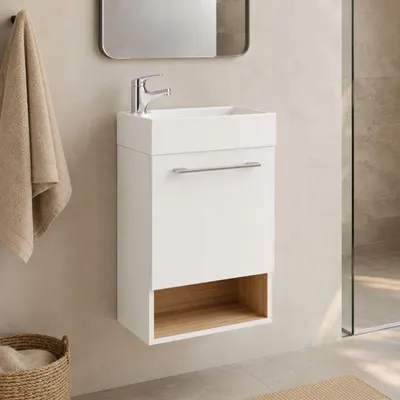 Produktbild von Astor Waschplatz Abby 46 cm – Waschbecken & Unterschrank