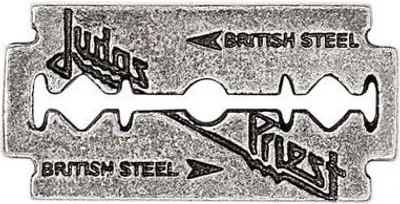 Produktbild von Judas Priest Pin  Logo silberfarben Band-Merch, Bands Hartzinn Standard