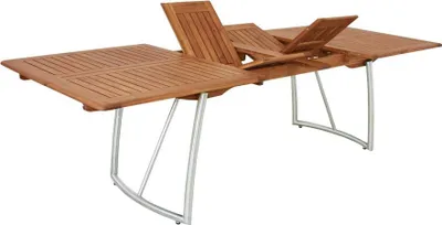 Produktbild von Gardissimo Edelstahl/ Akazienholz Gartenausziehtisch "Kyoto" holz