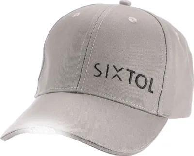 Obrázok produktu pre Sixtol LED čiapka s B-CAP 25lm svetlom, dobíjateľná, USB sivá