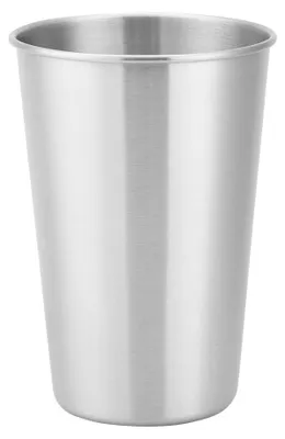Produktbild von Saftbecher, kleiner tragbarer Edelstahlbecher für Camping, Wandern, Rucksackreisen