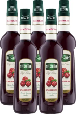 Produktbild von Mathieu Teisseire Getränke-Sirup Cranberry 0,7L (5er Pack)