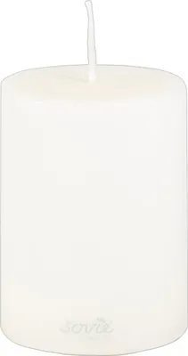 Produktbild von Sovie CANDLES Stumpenkerze in Creme Ø 70 mm x H 100 mm, Brenndauer ca. 52 Std. - 12 Stück