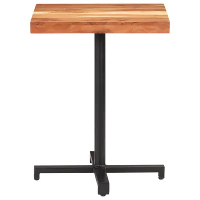 Image de vidaXL Table de bistrot carrée 60x60x75 cm acacia massif