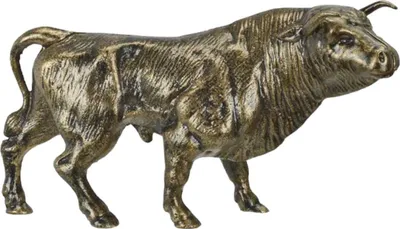 Produktbild von Spardose Geldbank Figur Skulptur Stier Gusseisen