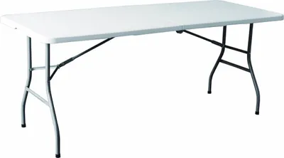 Produktbild von Marbueno Klappbarer Tisch Resina Weiß 180X74X74 cm Catering, Strand & Camping 10528