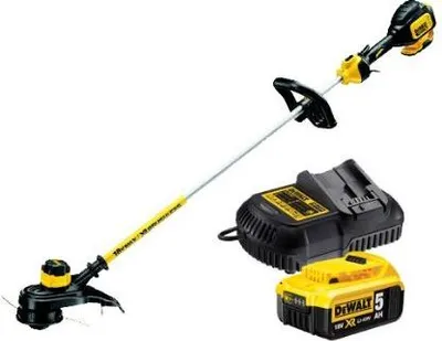 Zdjęcie produktu dla DeWALT DCM561P1-QW, Kosiarka, 33 cm, Żyłka, Uchwyt w kształcie pętli D, 2 mm, 6000 RPM