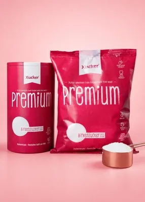 Produktbild von Xucker Premium Xylit Set, Dose und Nachfüllbeutel